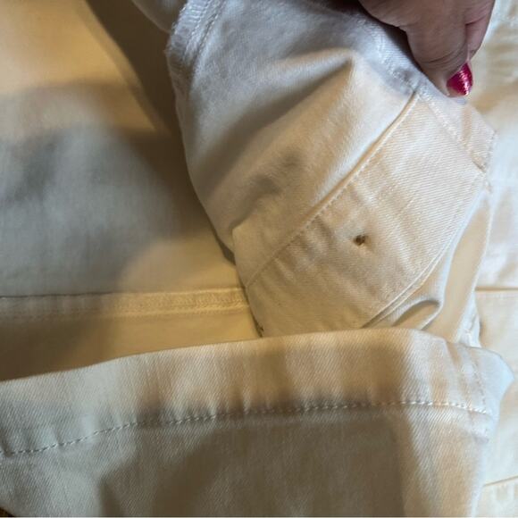 LOFT “Made with Love” White Denim Skirt | Classic Summer Style | Size 2 - Picture 7 of 8